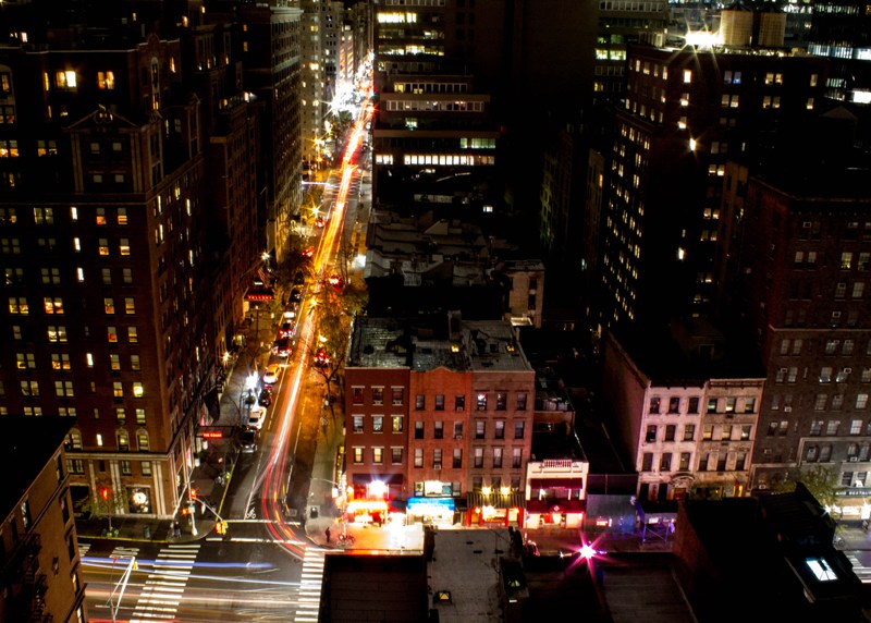 City streets in New York